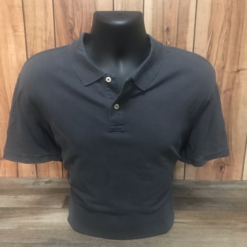 Men’s black polo shirt, size Large